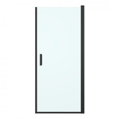 Oltens Rinnan drzwi prysznicowe 80 cm czarny mat/szkło przezroczyste 21207300