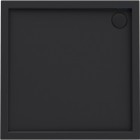 Oltens Superior brodzik kwadratowy 80x80 cm akrylowy czarny mat 17002300
