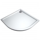 Oltens Superior brodzik półokrągły 80x80 cm akrylowy biały 16001000