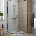 Oltens Superior brodzik półokrągły 90x90 cm akrylowy biały 16002000