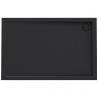Oltens Superior brodzik prostokątny 120x70 cm akrylowy czarny mat 15001300