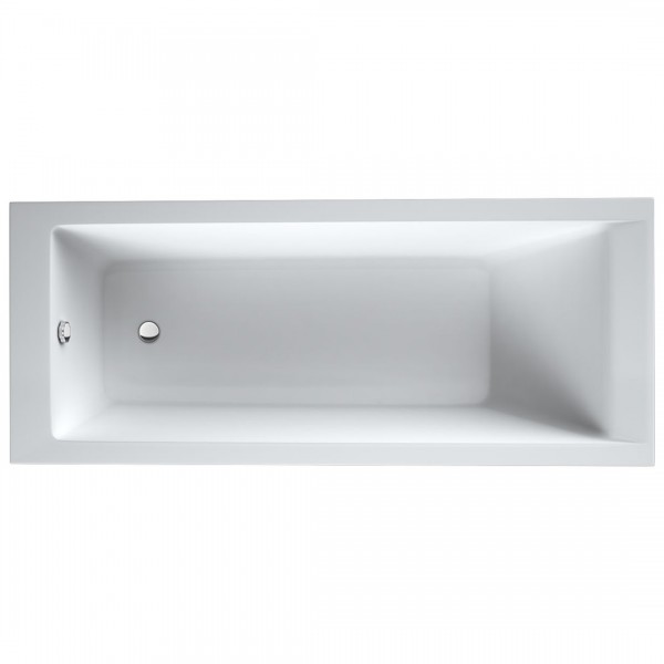 Oltens Langfoss wanna prostokątna 140x70 cm akrylowa biała 10001000