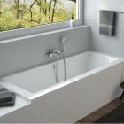 Oltens Langfoss wanna prostokątna 140x70 cm akrylowa biała 10001000