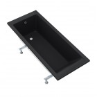 Oltens Langfoss wanna prostokątna 170x70 cm akrylowa czarny mat 10004300