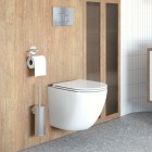 Oltens Hamnes deska sedesowa twarda wolnoopadająca Ovan Slim biała 45100000