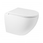 Oltens Hamnes miska WC wisząca PureRim z deską wolnoopadającą Ovan Slim 42018000