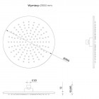 Oltens Molle kompletny zestaw prysznicowy podtynkowy deszczownica 30 cm 36600100