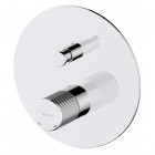 Oltens Molle kompletny zestaw prysznicowy podtynkowy deszczownica 30 cm chrom 36607100