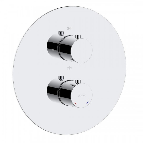 Oltens Katla bateria wannowo-prysznicowa podtynkowa termostatyczna chrom 34600100