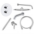 Oltens Katla zestaw wannowo-prysznicowy podtynkowy termosatyczny chrom 36611100