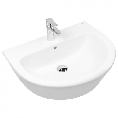 Oltens Jog umywalka wisząca 61x49 cm z powłoką SmartClean biała 41501000