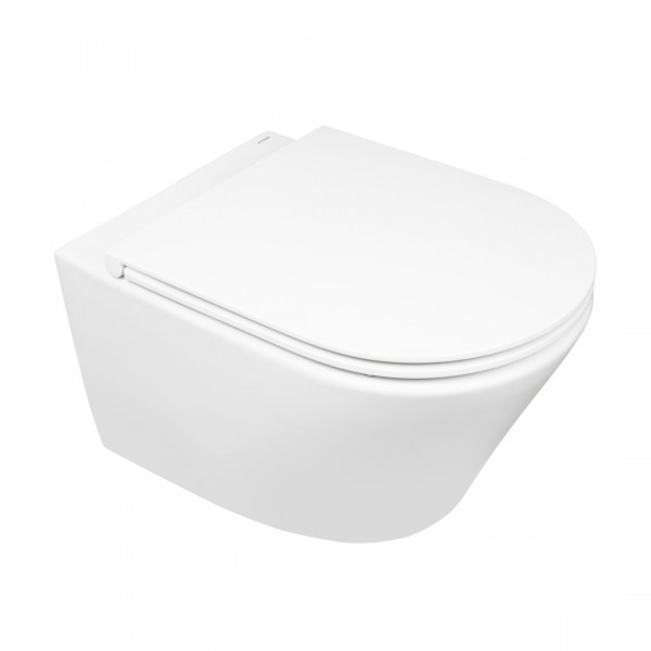 Oltens Jog miska WC wisząca PureRim z deską wolnoopadającą Slim 42005000