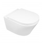 Oltens Jog miska WC wisząca PureRim z powłoką SmartClean z deską wolnoopadającą Slim 42505000