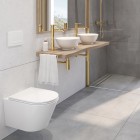 Oltens Jog miska WC wisząca PureRim z deską wolnoopadającą Slim 42005000