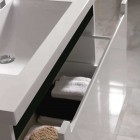 Oltens Jog szafka 80 cm podumywalkowa wisząca biały połysk 60001000