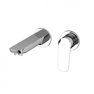 Oltens Vernal bateria umywalkowa podtynkowa wylewka 18,5 cm chrom 32104100