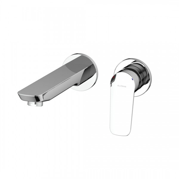 Oltens Vernal bateria umywalkowa podtynkowa wylewka 18,5 cm chrom 32104100