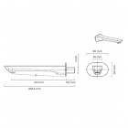 Oltens Vernal wylewka wannowa 20,1 cm chrom 39102100