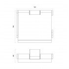 Oltens Vernal uchwyt na papier toaletowy chrom 81107100