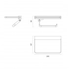 Oltens Vernal uchwyt na papier toaletowy z półką chrom 81110100