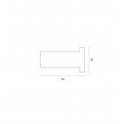 Oltens Vernal haczyk na ręcznik chrom 80004100