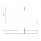 Oltens Vernal wieszak na ręcznik chrom 80109100