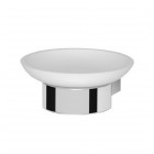 Oltens Vernal mydelniczka z uchwytem biała ceramika/chrom 84102000