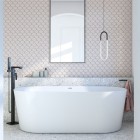 Oltens Vernal haczyk na ręcznik poczwórny czarny mat 80005300