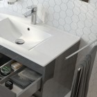 Oltens Vernal wieszak na ręcznik 33 cm dwuramienny ruchomy chrom 80110100