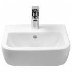 Oltens Vernal umywalka 40x32,5 cm wisząca biała 41003000