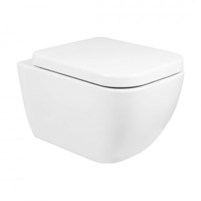 Oltens Vernal miska WC wisząca PureRim z powłoką SmartClean biała 42502000