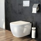 Oltens Vernal miska WC wisząca PureRim z powłoką SmartClean biała 42502000