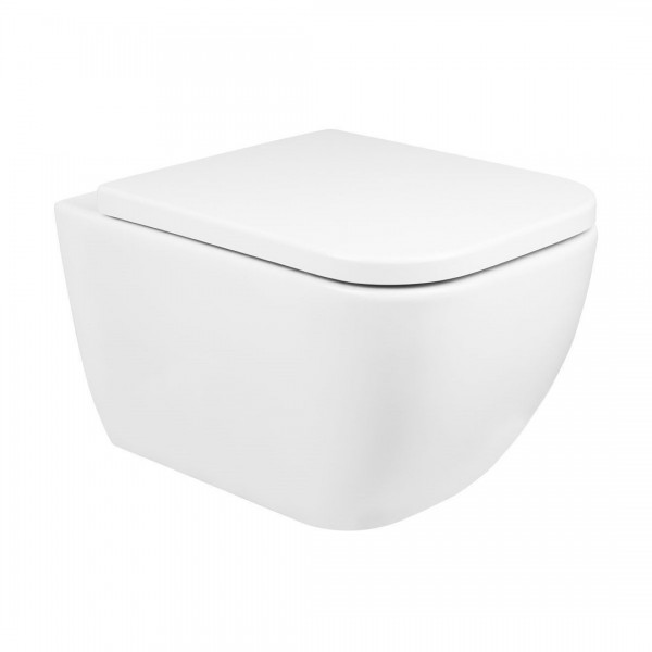 Oltens Vernal miska WC wisząca PureRim z deską wolnoopadającą Slim 42007000