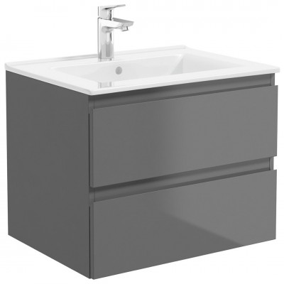 Oltens Vernal szafka 60 cm podumywalkowa wisząca grafit 60000400