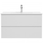 Oltens Vernal szafka 80 cm podumywalkowa wisząca biały połysk 60003000
