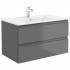 Oltens Vernal szafka 80 cm podumywalkowa wisząca grafit 60001400