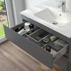 Oltens Vernal szafka 80 cm podumywalkowa wisząca grafit 60001400