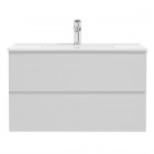 Oltens Vernal szafka 80 cm podumywalkowa wisząca szary mat 60001700