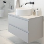 Oltens Vernal szafka 80 cm podumywalkowa wisząca szary mat 60001700