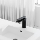 Kohlman Experience Black bateria umywalkowa czarny mat QB100EB