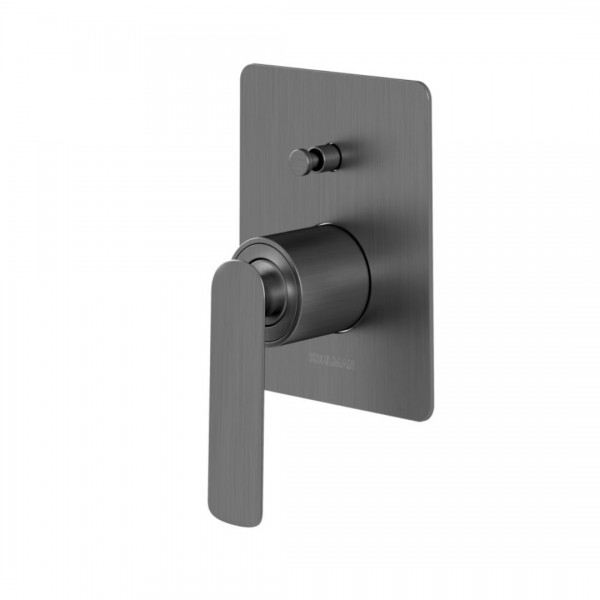 Kohlman Experience Gray bateria wannowo-prysznicowa podtynkowa szczotkowany grafit QW210EG