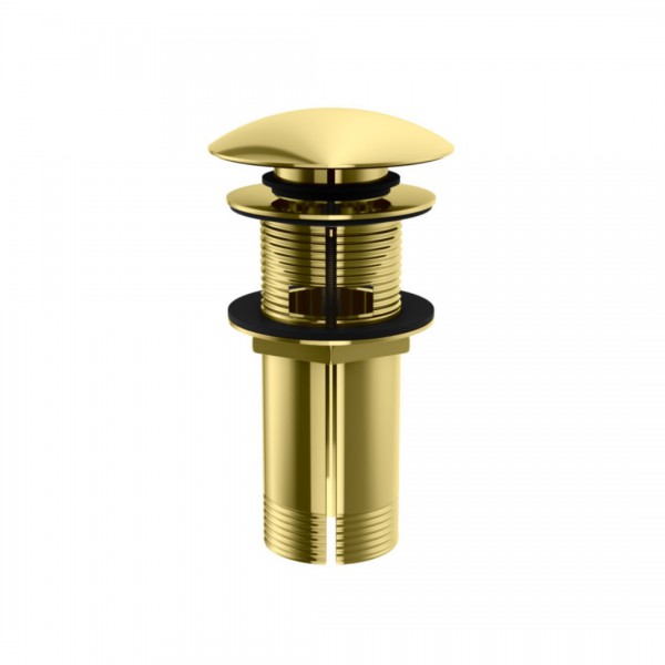 Kohlman Experience Gold korek klik-klak do umywalki złoty połysk