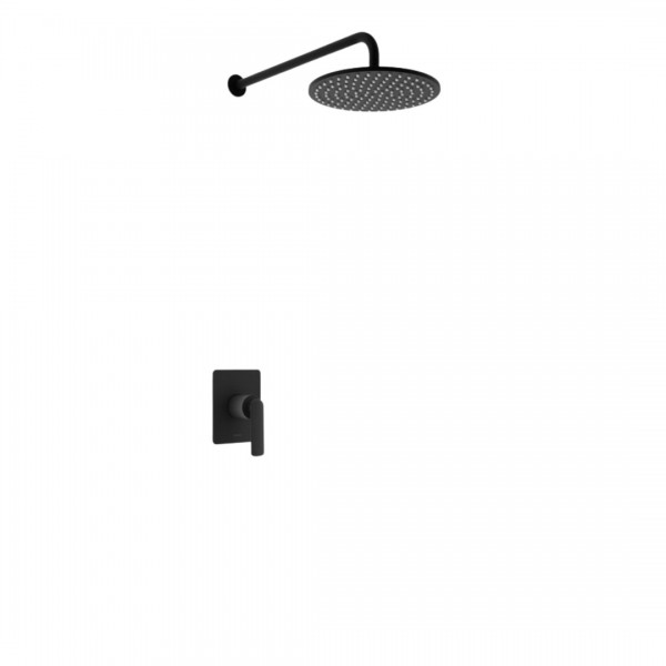 Kohlman Experience Black kompletny zestaw prysznicowy czarny mat QW220EBR25