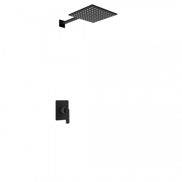 Kohlman Experience Black kompletny zestaw prysznicowy czarny mat QW220EBQ25