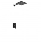 Kohlman Experience Black kompletny zestaw prysznicowy czarny mat QW220EBQ25