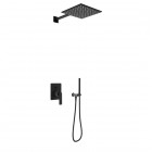 Kohlman Experience Black kompletny zestaw prysznicowy czarny mat QW210EBQ30