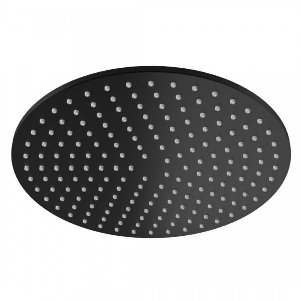 Kohlman deszczownica okrągła 30 cm czarny mat R30EB