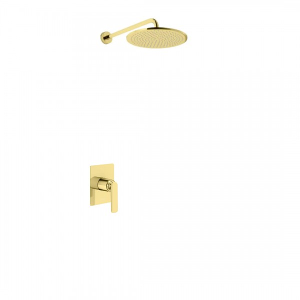 Kohlman Experience Gold kompletny zestaw prysznicowy złoty połysk QW220EGDR25