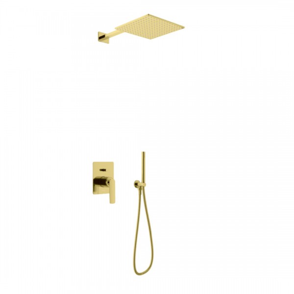 Kohlman Experience Gold kompletny zestaw prysznicowy złoty połysk QW210EGDQ25