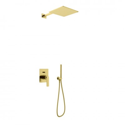 Kohlman Experience Gold kompletny zestaw prysznicowy złoty połysk QW210EGDQ30